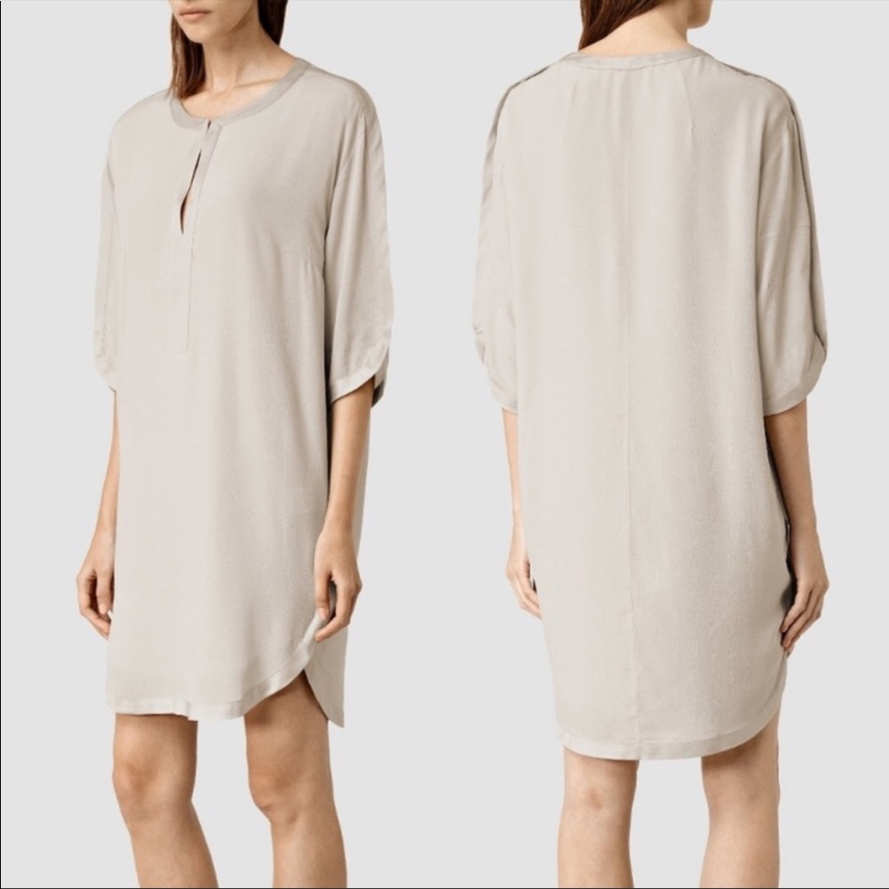 NWT AllSaints Acre Dress Tunic Oversized Stripe